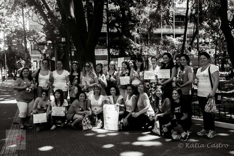 Participantes durante a Caminhada Empreendedora - Mentoring Walk Brasil