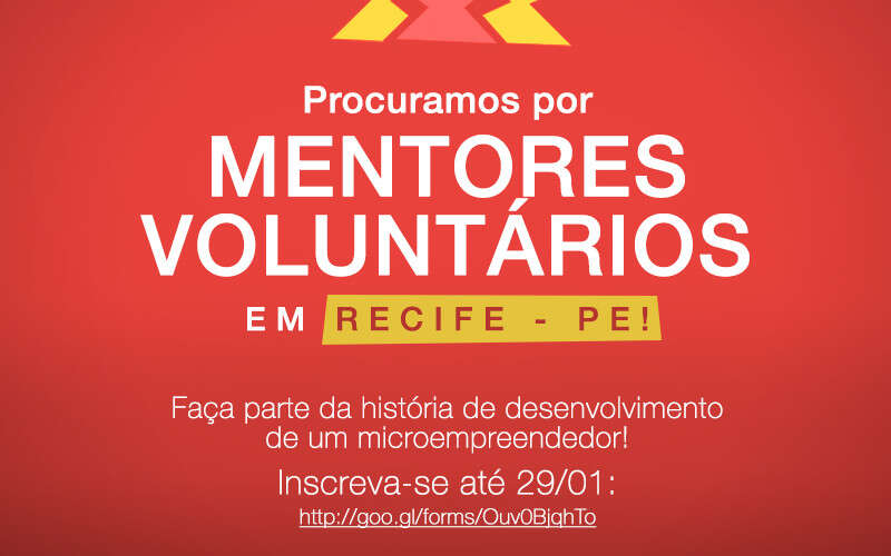 Quer ter uma experiência incrível e participar da história de desenvolvimento de um microempreendedor? O Programa Parceiros em Ação procura por mentores em Recife-PE!