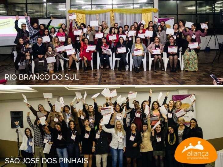 O costurando Futuro Formou 61 mulheres em Rio Branco do Sul e São José dos Pinhais