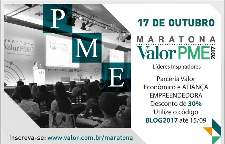 Maratona Valor PME acontece dia 17 de outubro em São Paulo