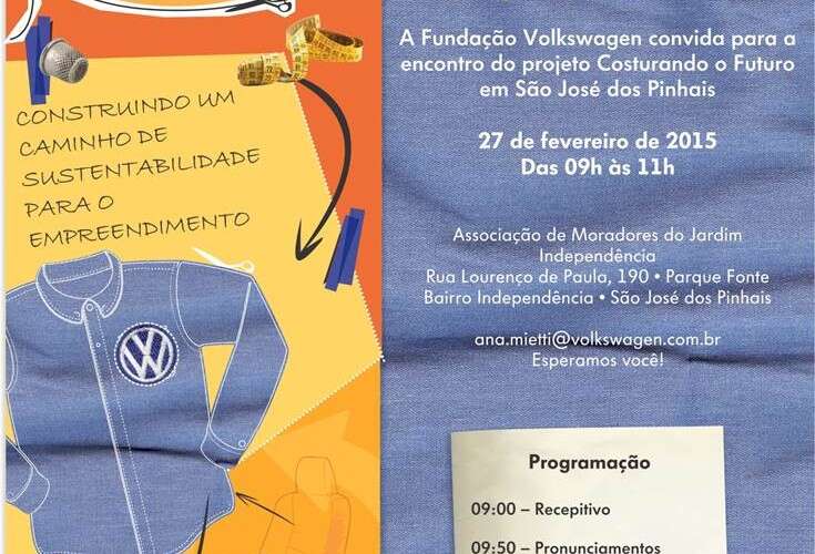 Costurando o Futuro: Projeto da Fundação Volkswagen com a Aliança Empreendedora inicia nova fase de incentivo ao empreendedorismo
