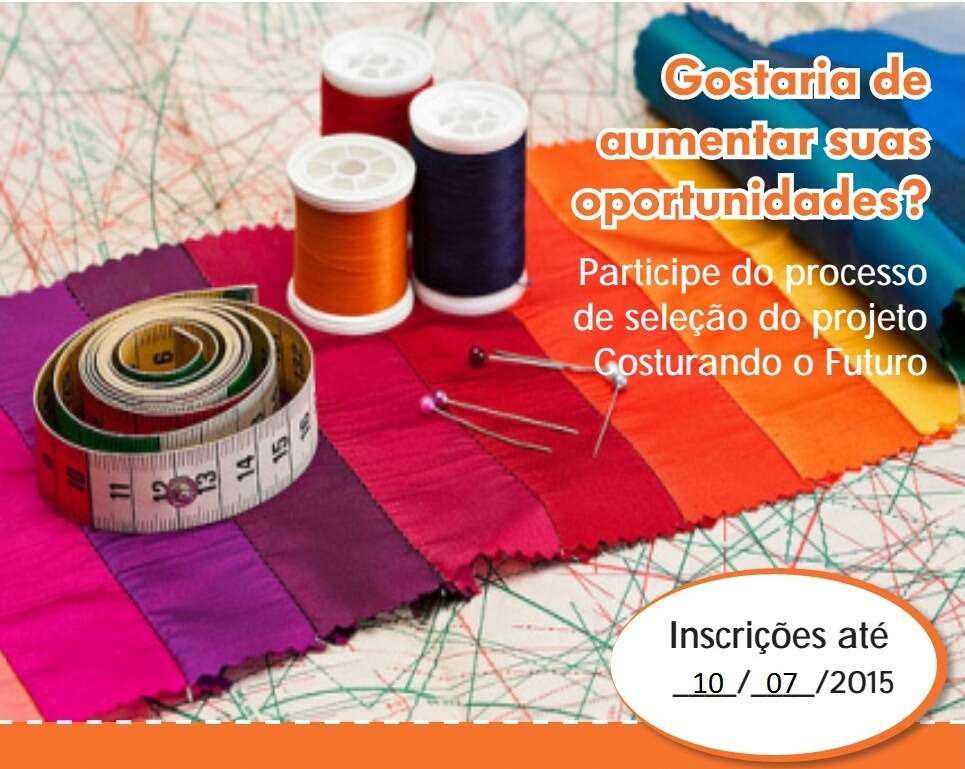 <!--:pt--></noscript>Projeto Costurando o Futuro abre inscrições para participação em Curitiba e região metropolitana!<!--:-->