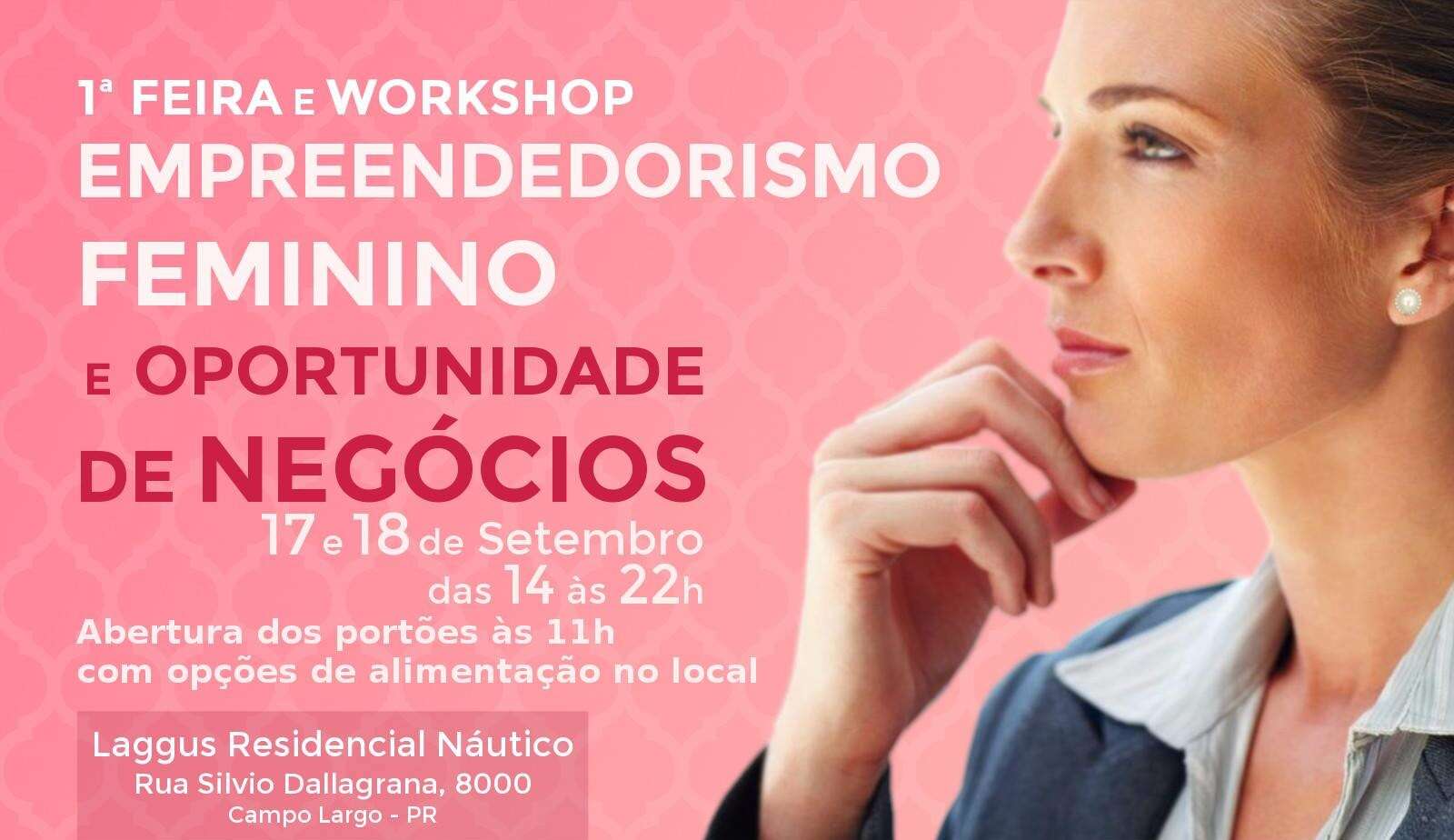 Campo Largo sedia a 1ª Feira e Workshop de Empreendedorismo Feminino