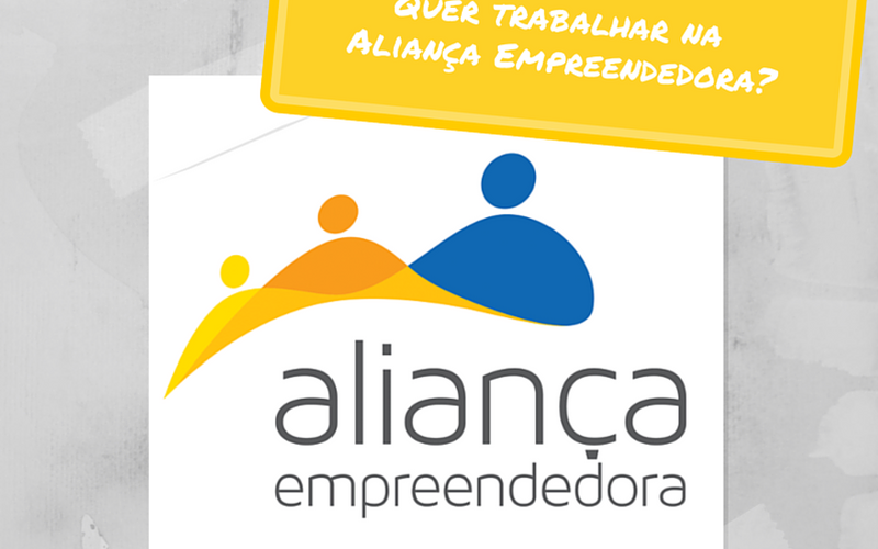 (Português) Já pensou fazer parte da história de um empreendedor? A Aliança Empreendedora está com vaga aberta para mobilizador no Rio de Janeiro-RJ!