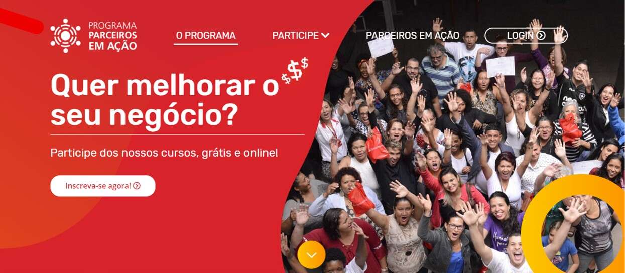 Programa Parceiros em Ação lança site com cursos online e calendário de caravanas itinerantes sobre gestão de negócios